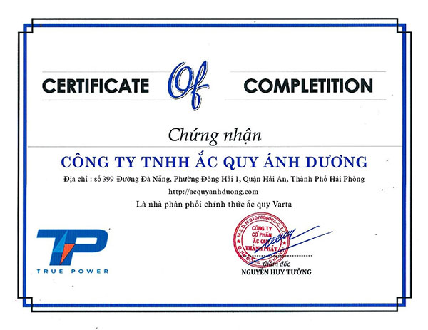nhà phân phối ắc quy varta chính thức tại hải phòng