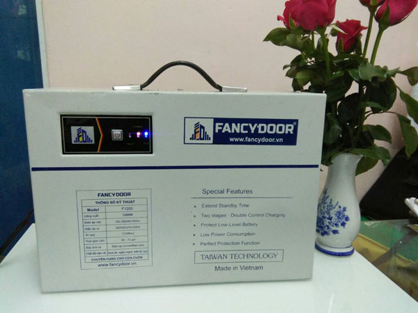 Hướng dẫn sử dụng bộ lưu điện cửa cuốn đúng cách