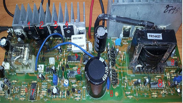 Hướng dẫn tự thay ắc quy cho bộ lưu điện cửa cuốn