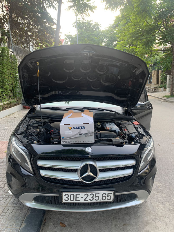 Đại lý ắc quy xe Mercedes C250 tại Hải Phòng